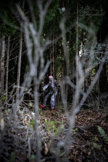 clown in woods 2